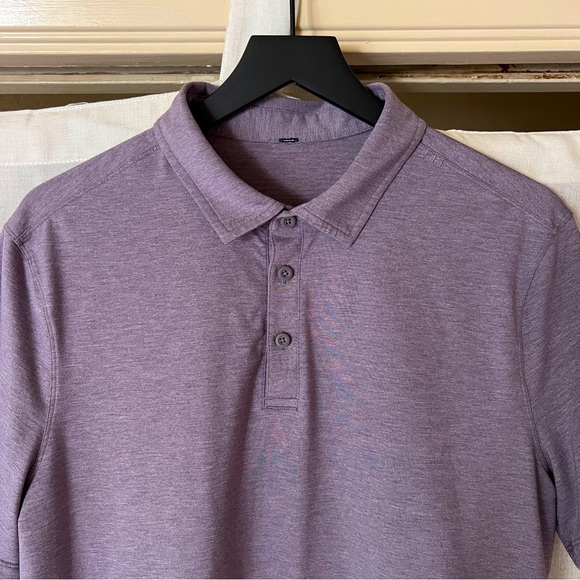 lululemon athletica Other - Lululemon Evolution Short Sleeve Polo - Size L (EUC)